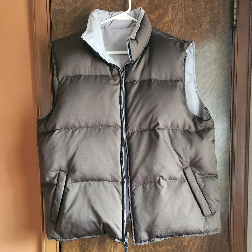 Reversible Duck Down Vest - Picture 1 of 6